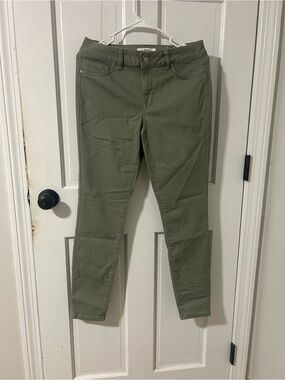 d. jeans Olive Green Skinny Pants